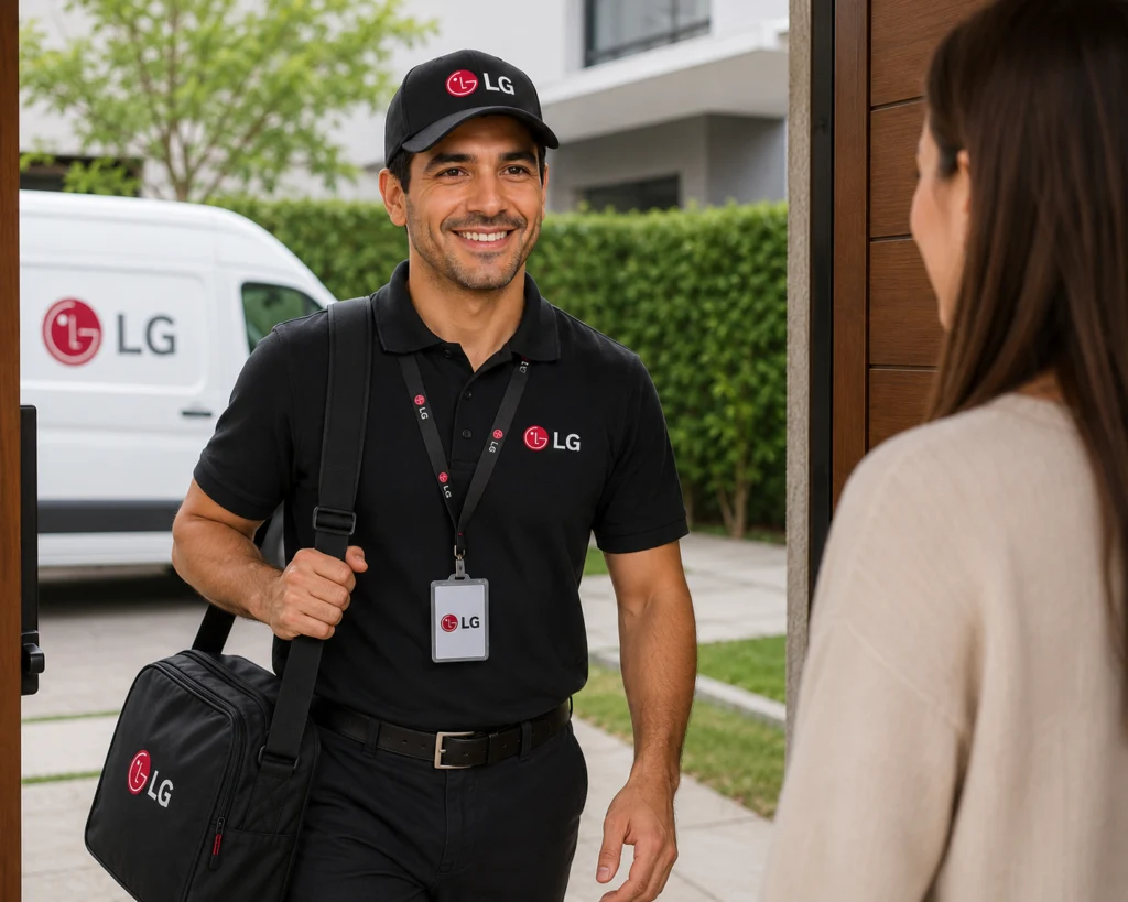 Técnico certificado LG llegando a domicilio en Las Condes
